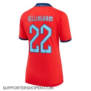 England Jude Bellingham #22 Borta Matchtröja Dam VM 2022 Kortärmad